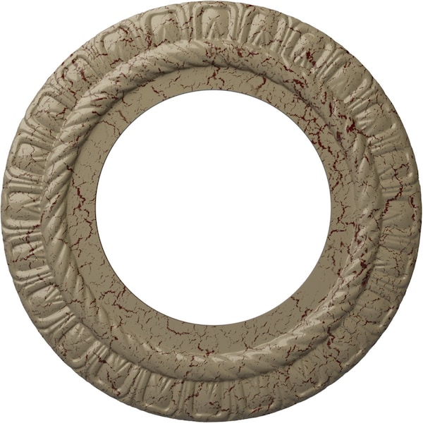 Ekena Millwork Claremont Ceiling Medallion (Canopies up to 7"), 10 5/8"OD x 5 3/4"ID x 1/2"P, Gobi Desert Crackle CM10CLGDC - main